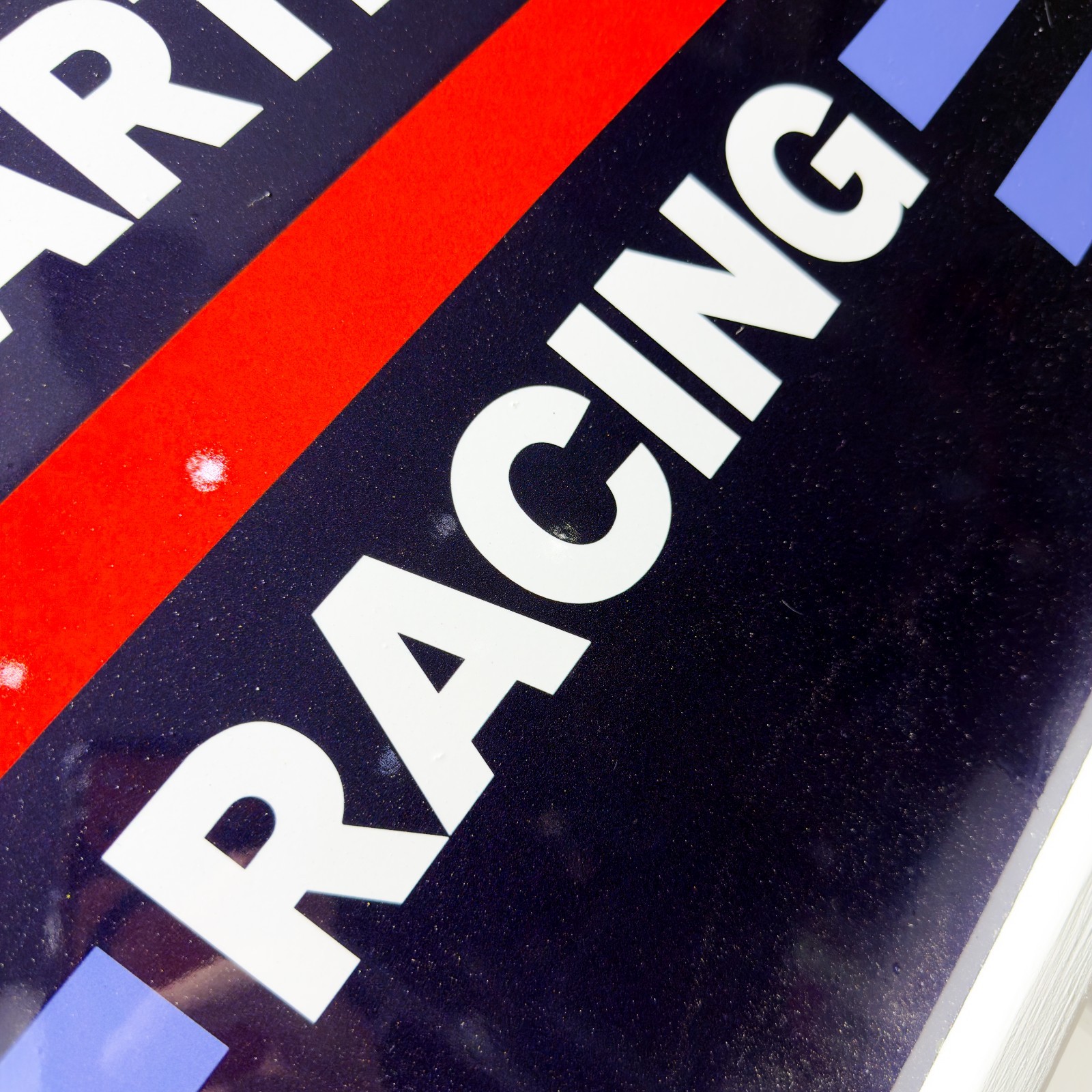 Martini Rusty Racing Heavy Metal Sign- Garage Decor – 60×40 cm (23.6” × 15.7”)
