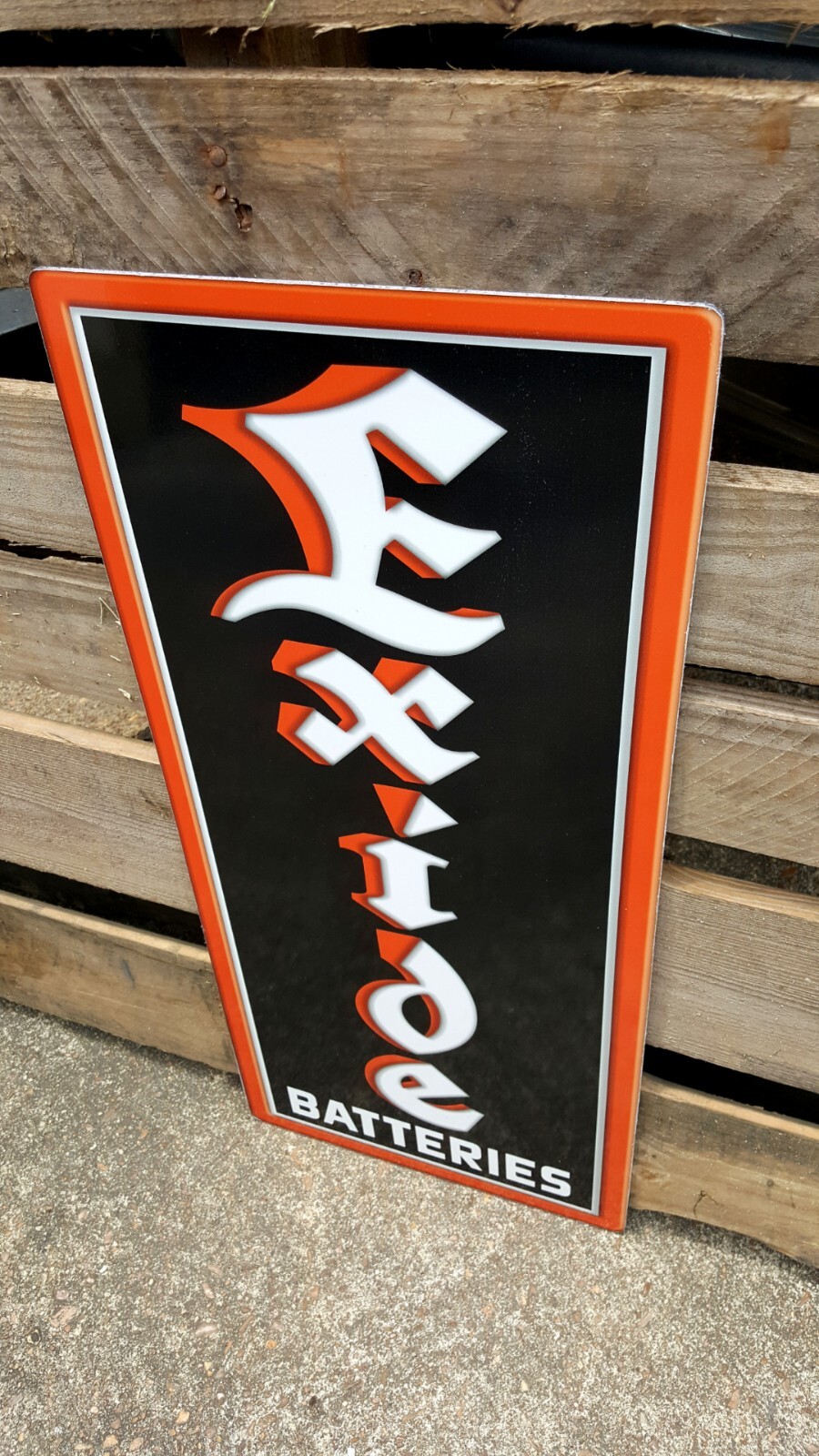 Exide batteries Sign Vintage Look hot rod garage art old school