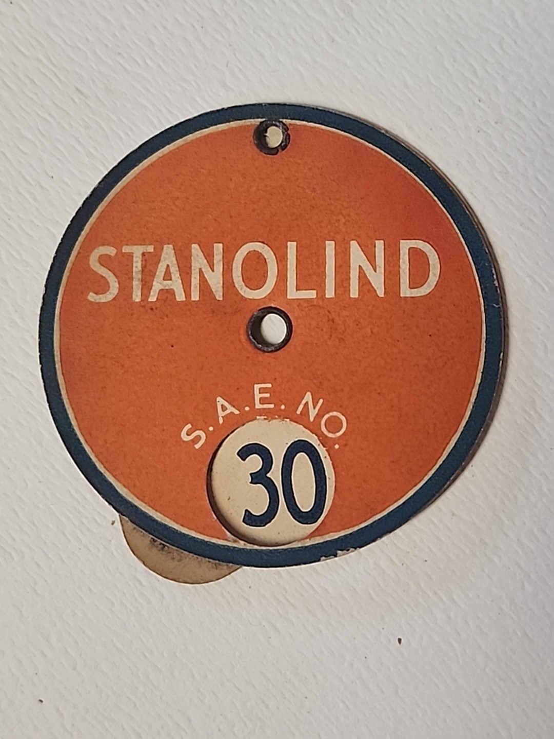 3 Diff Vintage Polarline, ISO-VIS & Stanolind Oil S.A.E. No. Dials Discs Caps