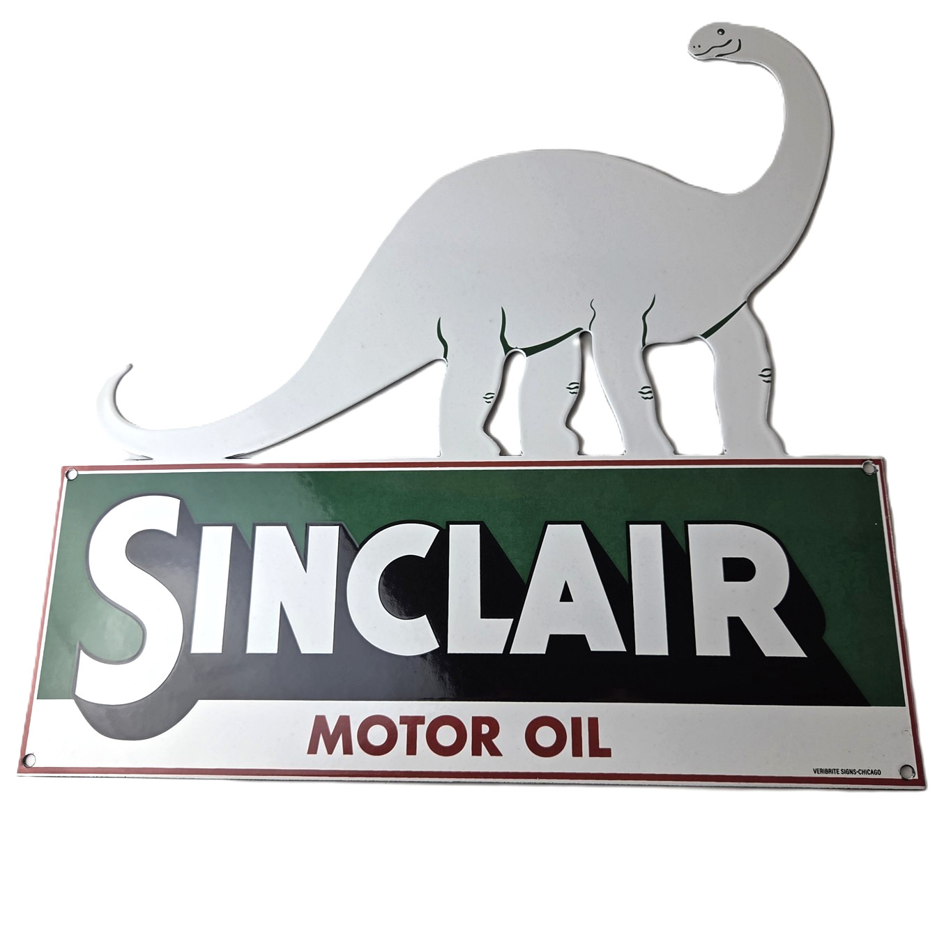 Vintage Sinclair Gasoline Sign – Dino Service Station Pump Porcelain Sign