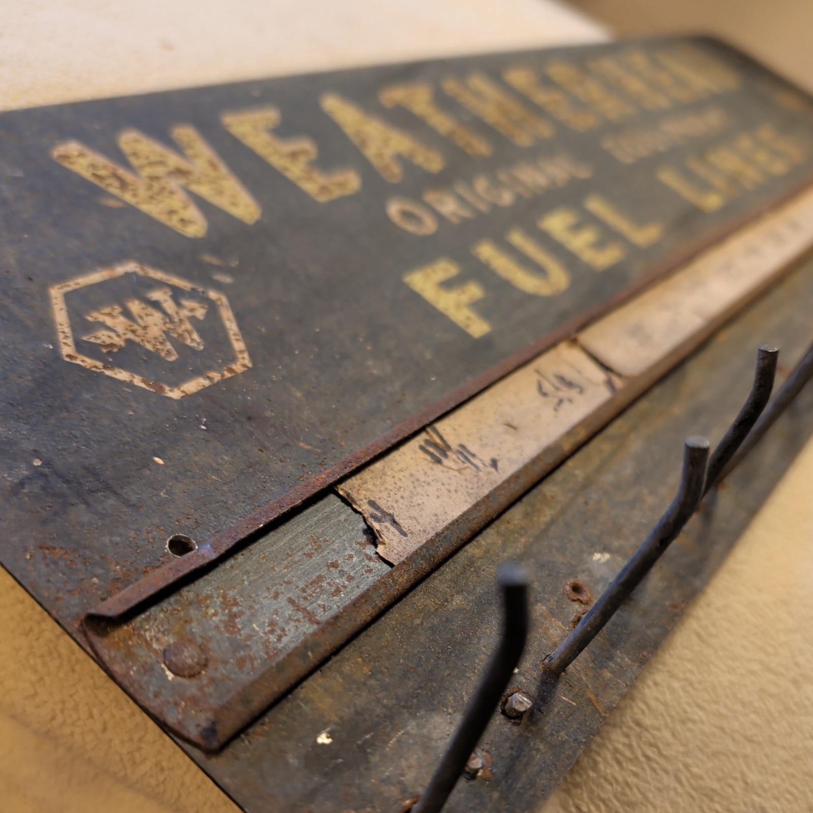 Vintage Weatherhead fuel line display sales rack