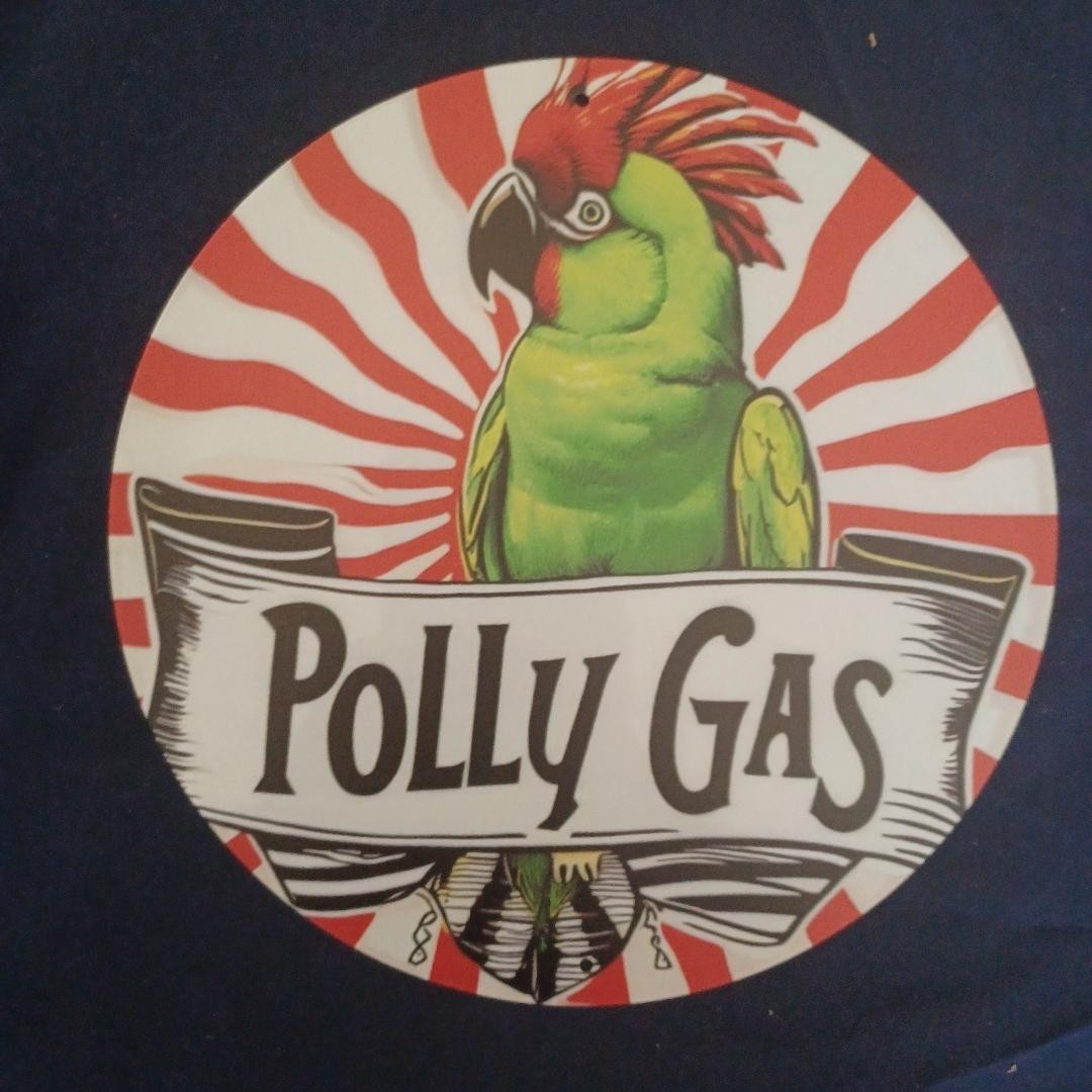 Metal Sign 8″ Round Man Cave Garage Bar Auto Gas Station Wall Art Oil Polly Gas