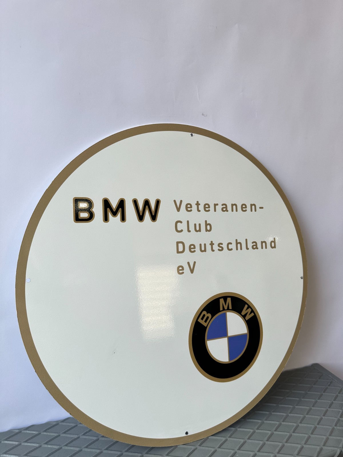 BMW Veteranen Club Deutschland e.V. Sign Official Heritage Emblem Metal Sign