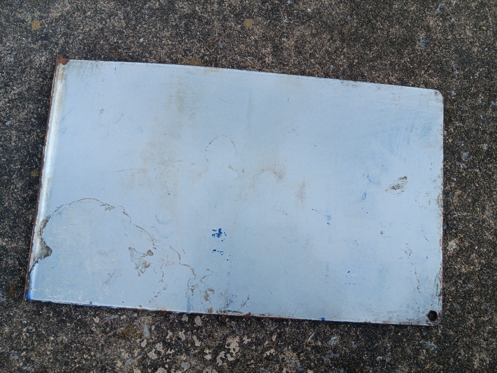 Vintage Porcelain Gas Pump Price Sign, Porcelain Gas Station Sign