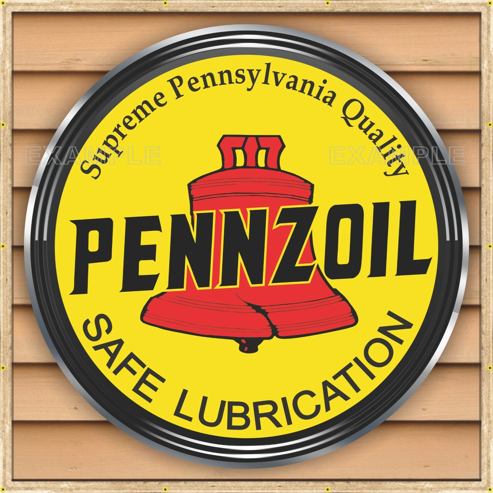 PENNZOIL MOTOR OIL GAS STATION BANNER SIGN GARAGE ART MURAL MED L XL XXL SIZES