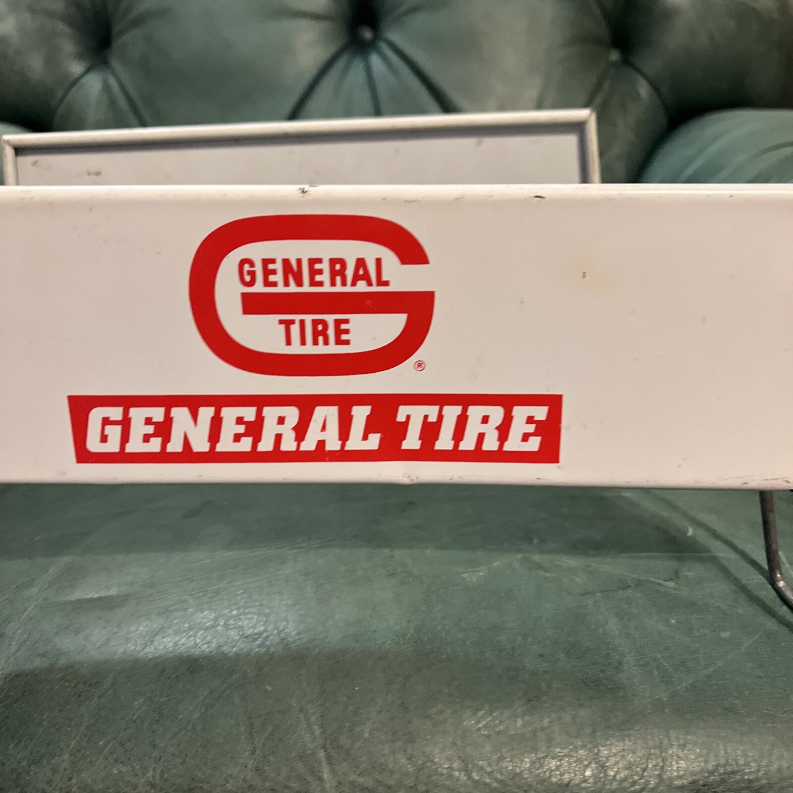 GENERAL TIRE RACK GAS OIL ADVERTISING SIGN