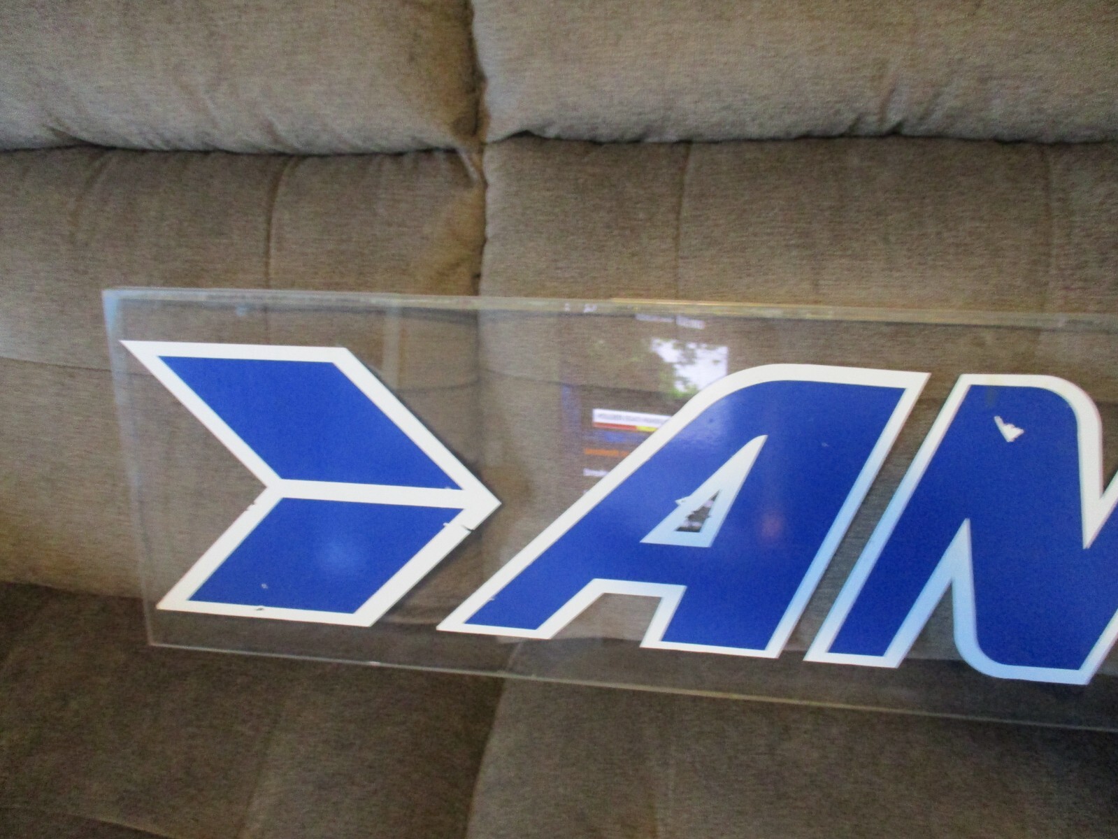 Vintage Anco wiper blades plastic Plexiglass advertising sign 47.5” long