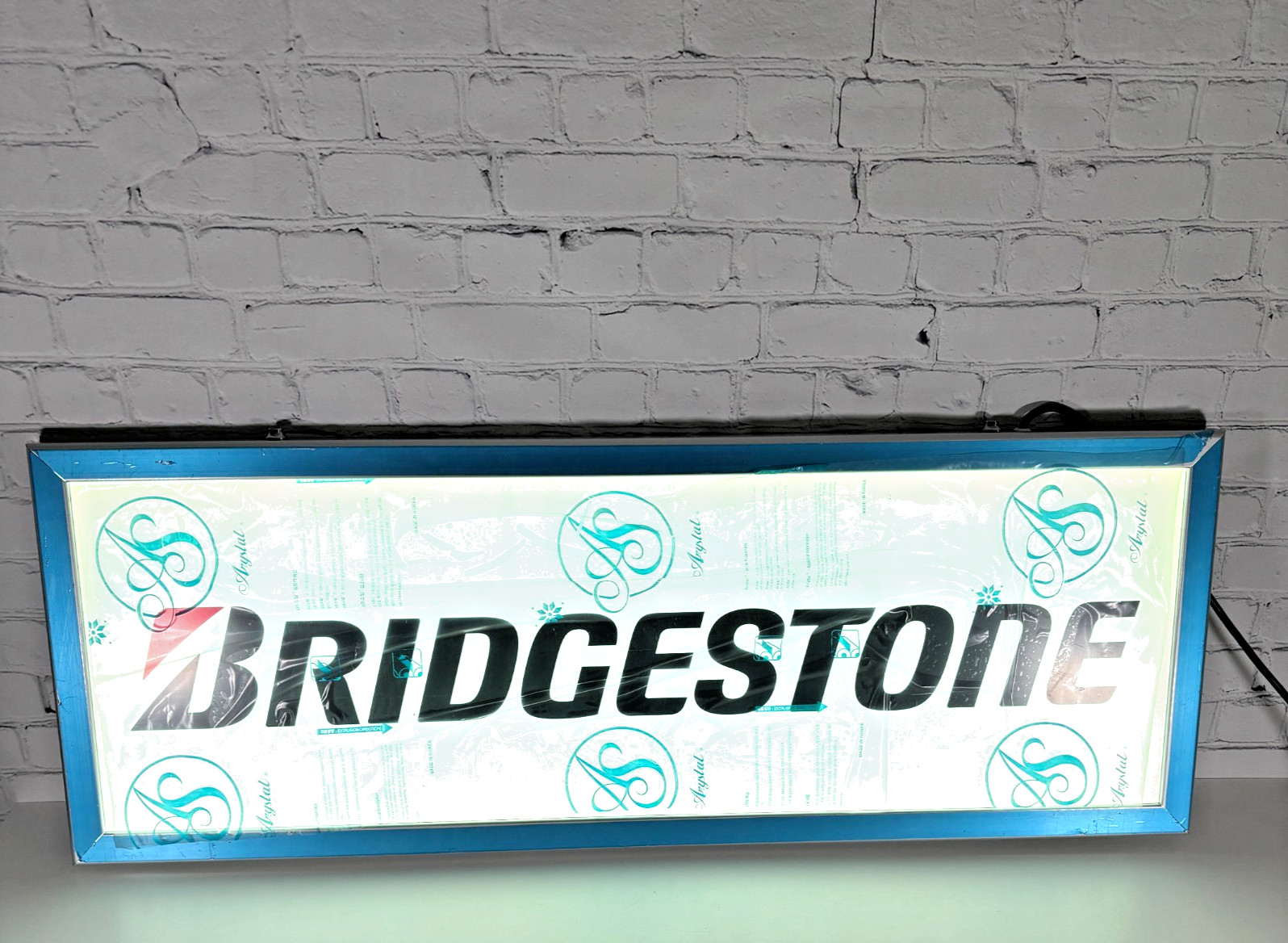 Bridgestone Tire Dealer Sign Lights Up 38″ X 14″ X 1.5″ BRAND NEW STILL WRAPPED