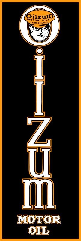 Oilzum Motor Oil Vertical Style NEW Sign 16×48″ USA STEEL