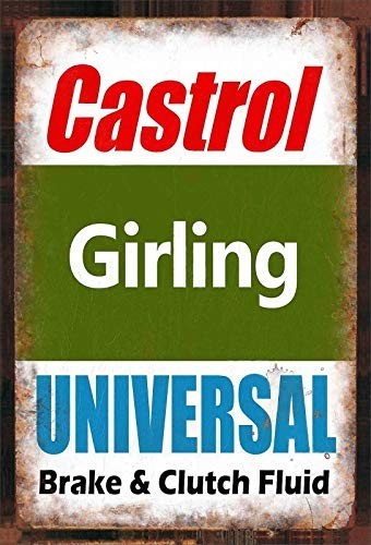 12 Vintage Gas & Oil Tin Signs – Retro Metal Wall Art for Home, Man Cave, Garage