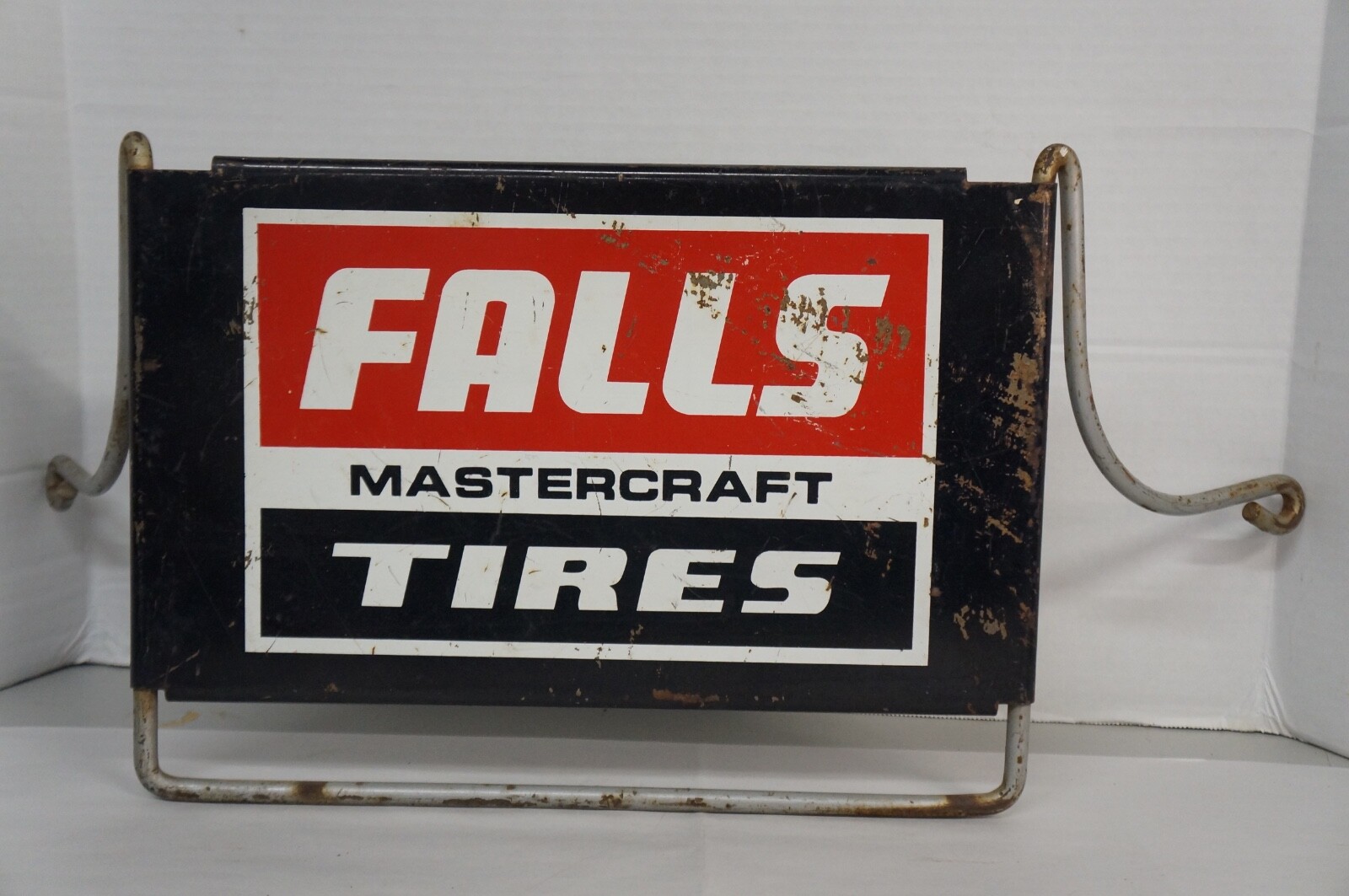 Rare Falls Mastercraft Tire Rack Sign Display Signs Gas Station Stand