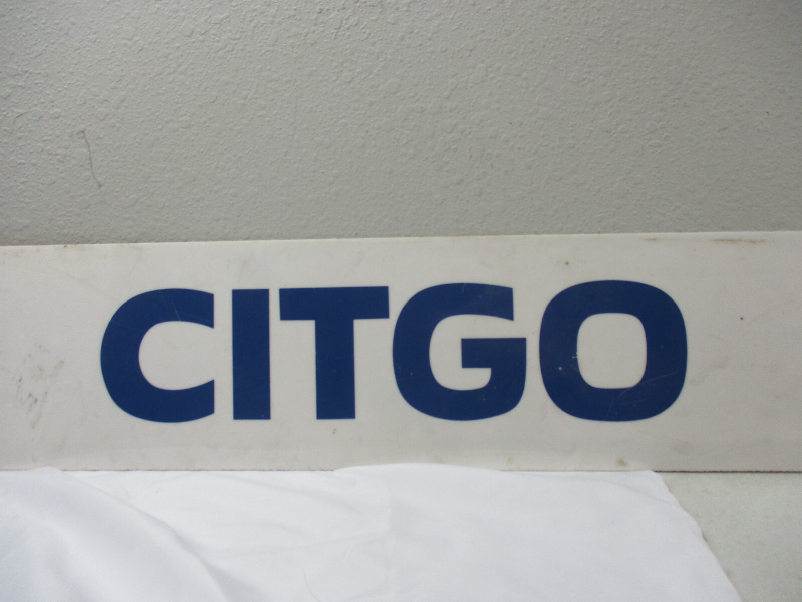 Vintage Citgo Gas service Station Pump Insert Advertising Sign oil