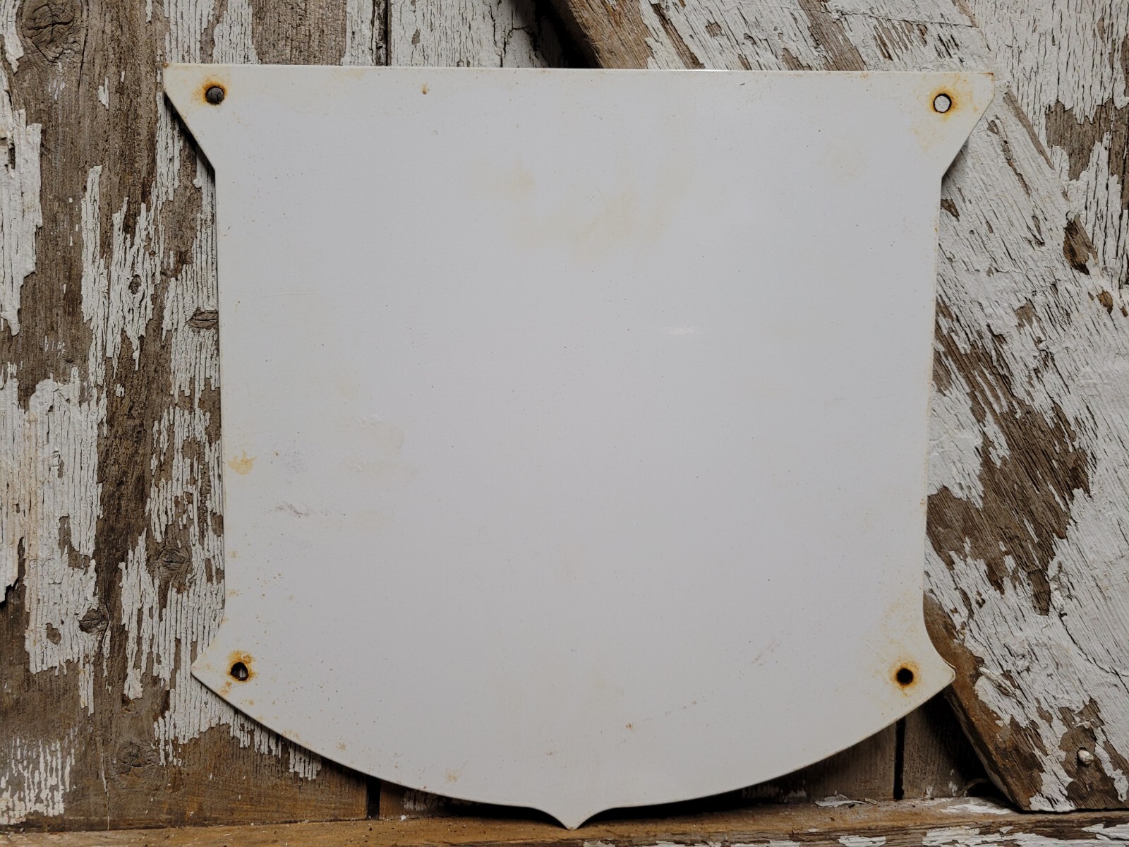 VINTAGE MOBIL PORCELAIN SIGN MOBILGAS SPECIAL DIESEL GAS STATION SHIELD PEGGY