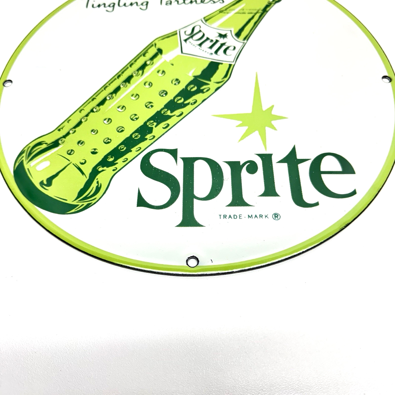 Sprite Soda -Vintage Porcelain Enamel Sign Service Station Pop – Americana