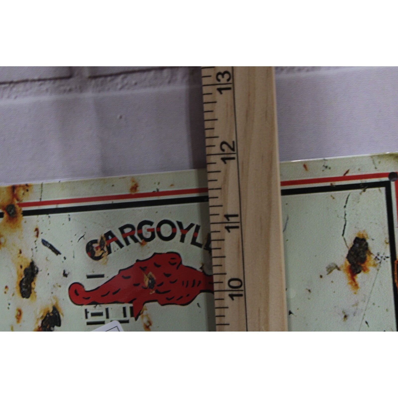 Vintage Look Gargoyle Mobilgas Socony-Vacuum Metal Sign