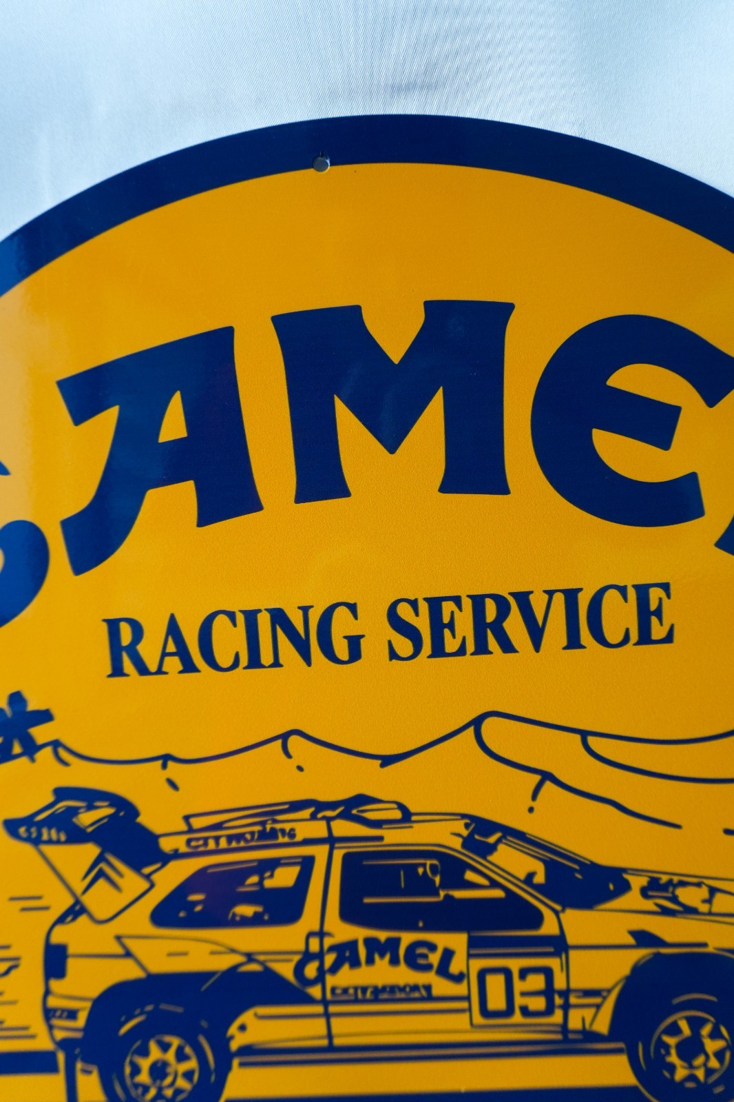 Camel Racing Service – Rallye Paris Dakar Heavy Metal Sign – 50 cm (19.7”)
