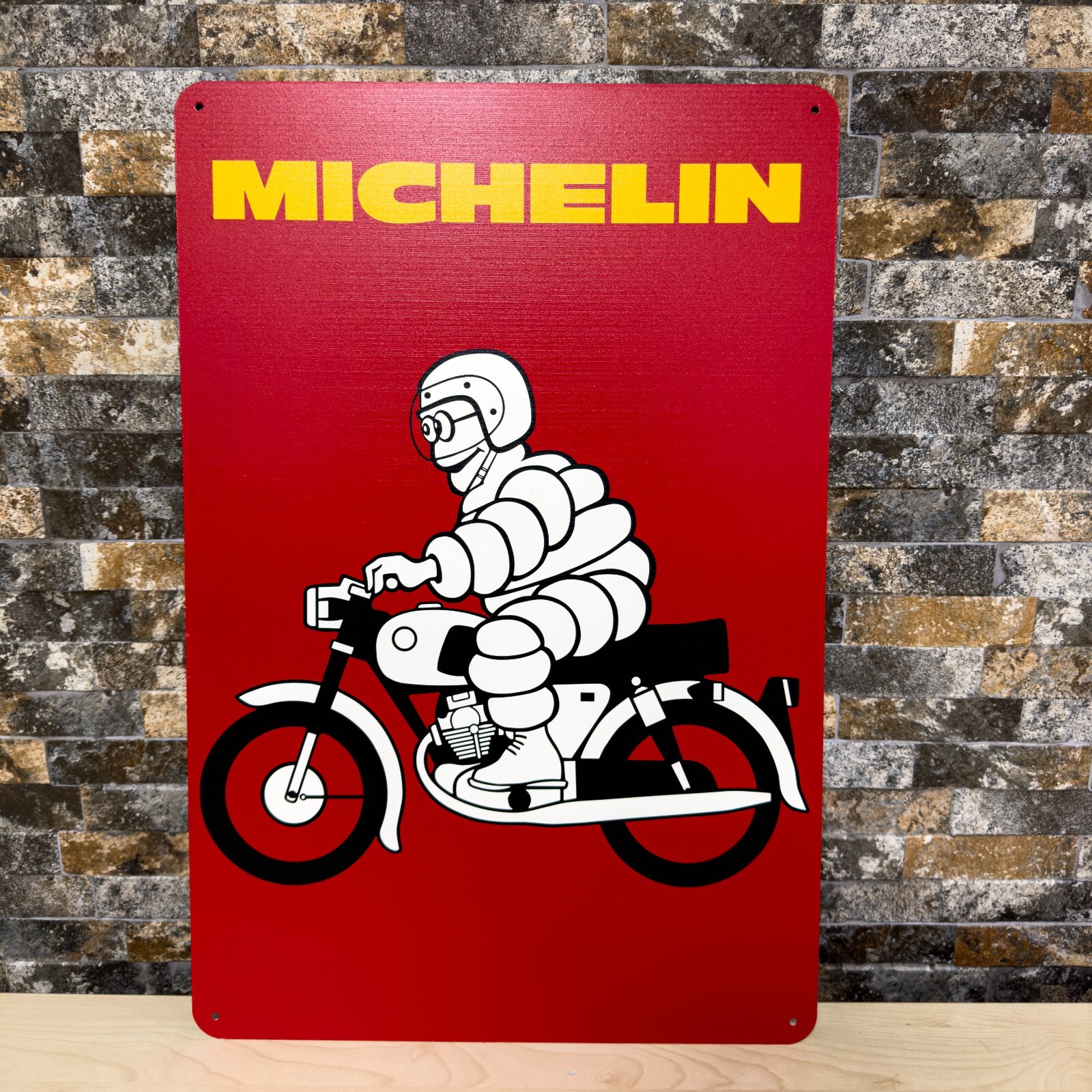 Vintage Rare Sign- MICHELIN Advertising Sign – Heavy Metal – 24″x16″ (60×40 cm)