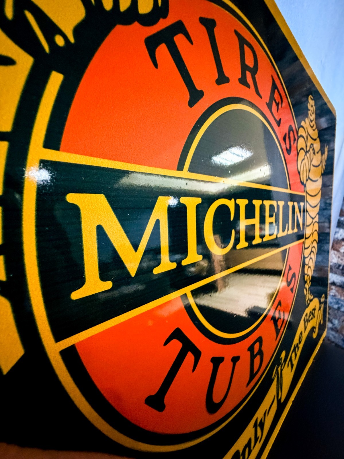 Michelin Tires – Vintage Advertising Heavy Metal Sign – 40 × 60 cm/15.7” × 23.6
