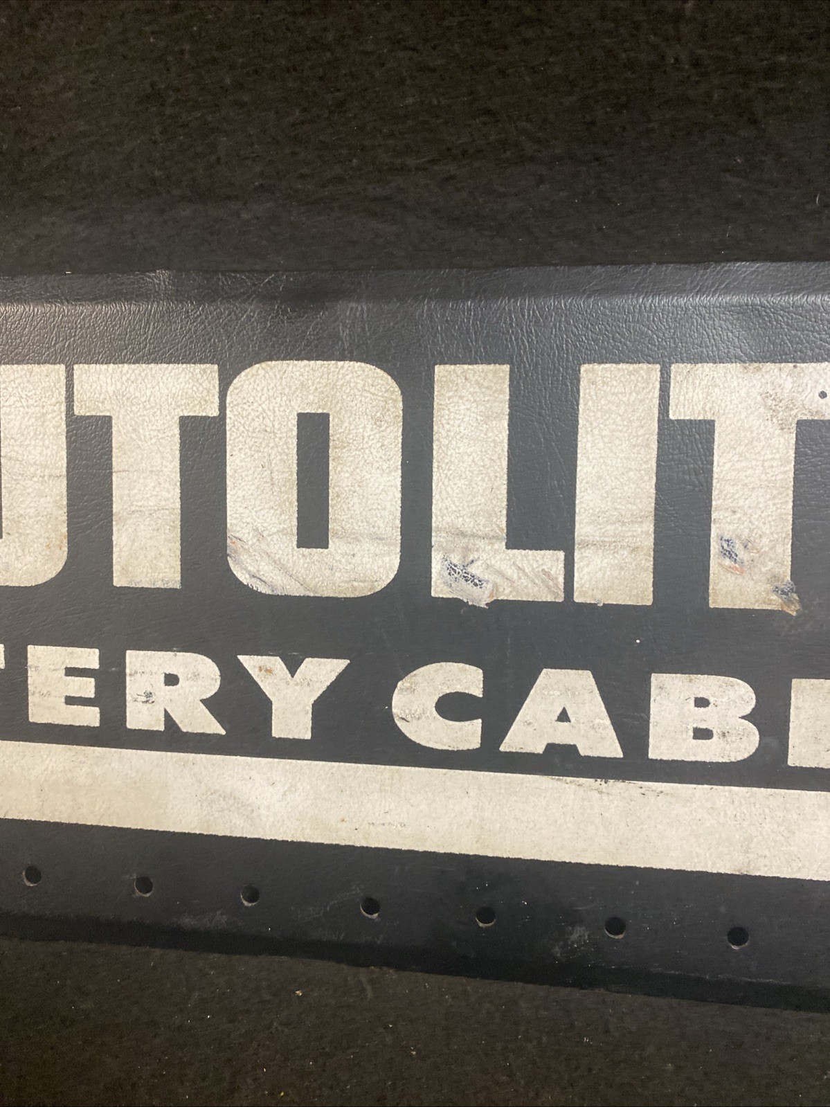 Autolite Battery Cables Rack/display 20” X 8 1/2” Sign