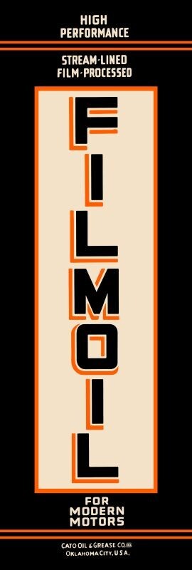 FILMOIL Motor Oil Vertically Oriented NEW Metal Sign 6″x18″ Free Shipping