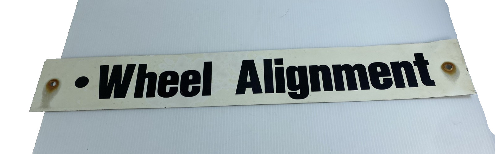 Union 76 Gasoline Filling Gas Station Mechanics Sign Wheel Alignment Metal