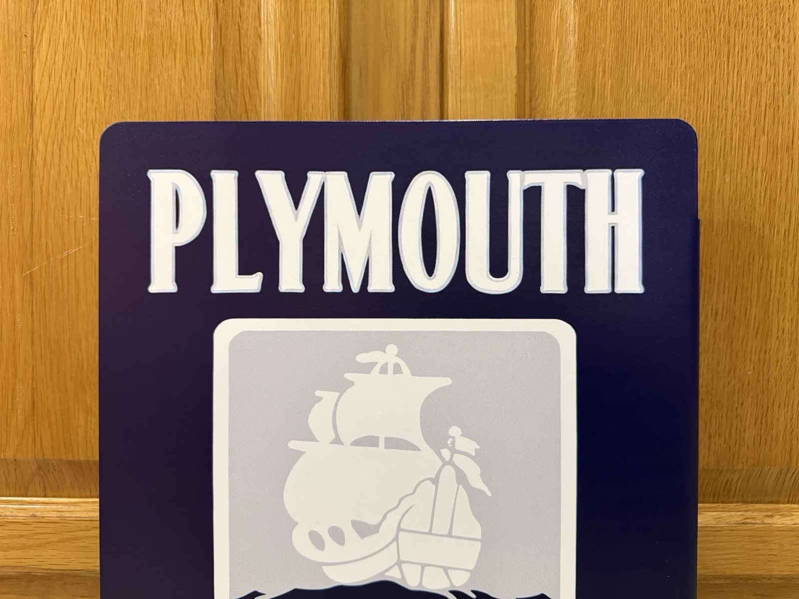Plymouth Service Sign Chrysler Parts Gas Double Sided Vintage Style Wall Decor