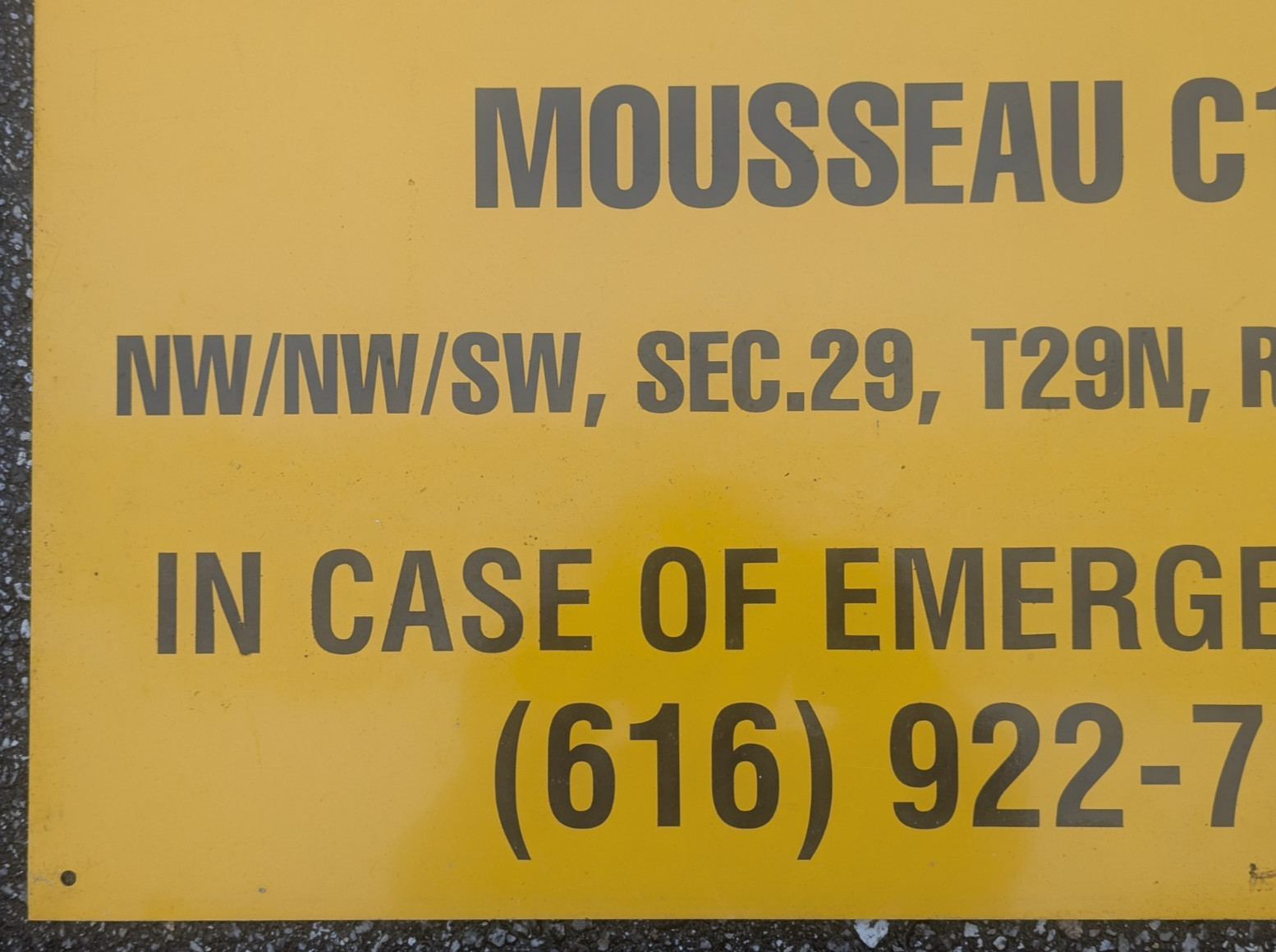 Wolverine Environmental Production Inc. Grand Rapids MI Object Mark Tin Sign