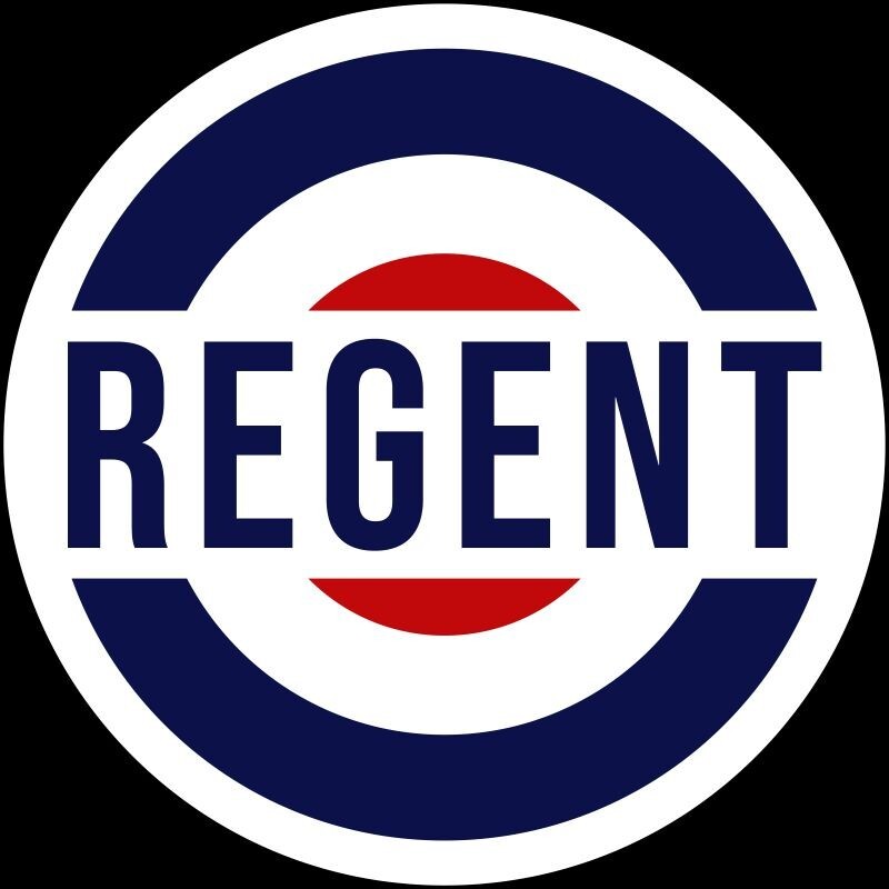 REGENT Gasoline NEW Sign: 28″ Dia. Round AMERICAN STEEL