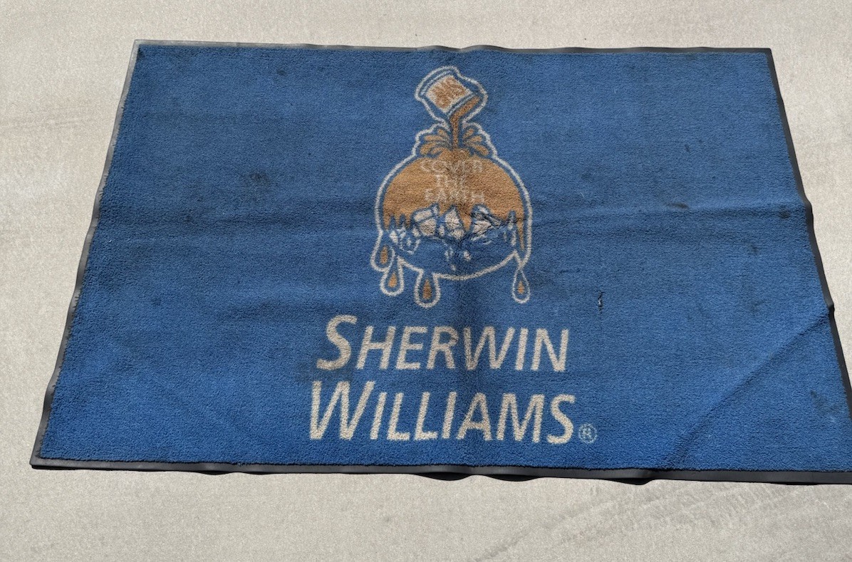 SHERWIN-WILLIAMS PAINT SWP Cover The Earth ENTRANCE FLOOR MAT AD GARAGE 66”x43”