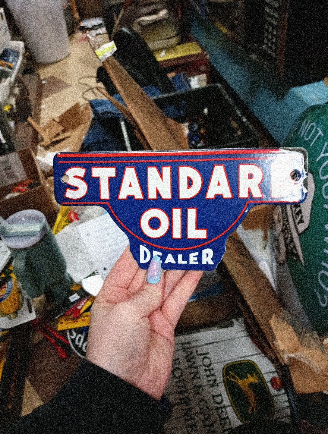 Porcelain Standard Oil Dealer Sign