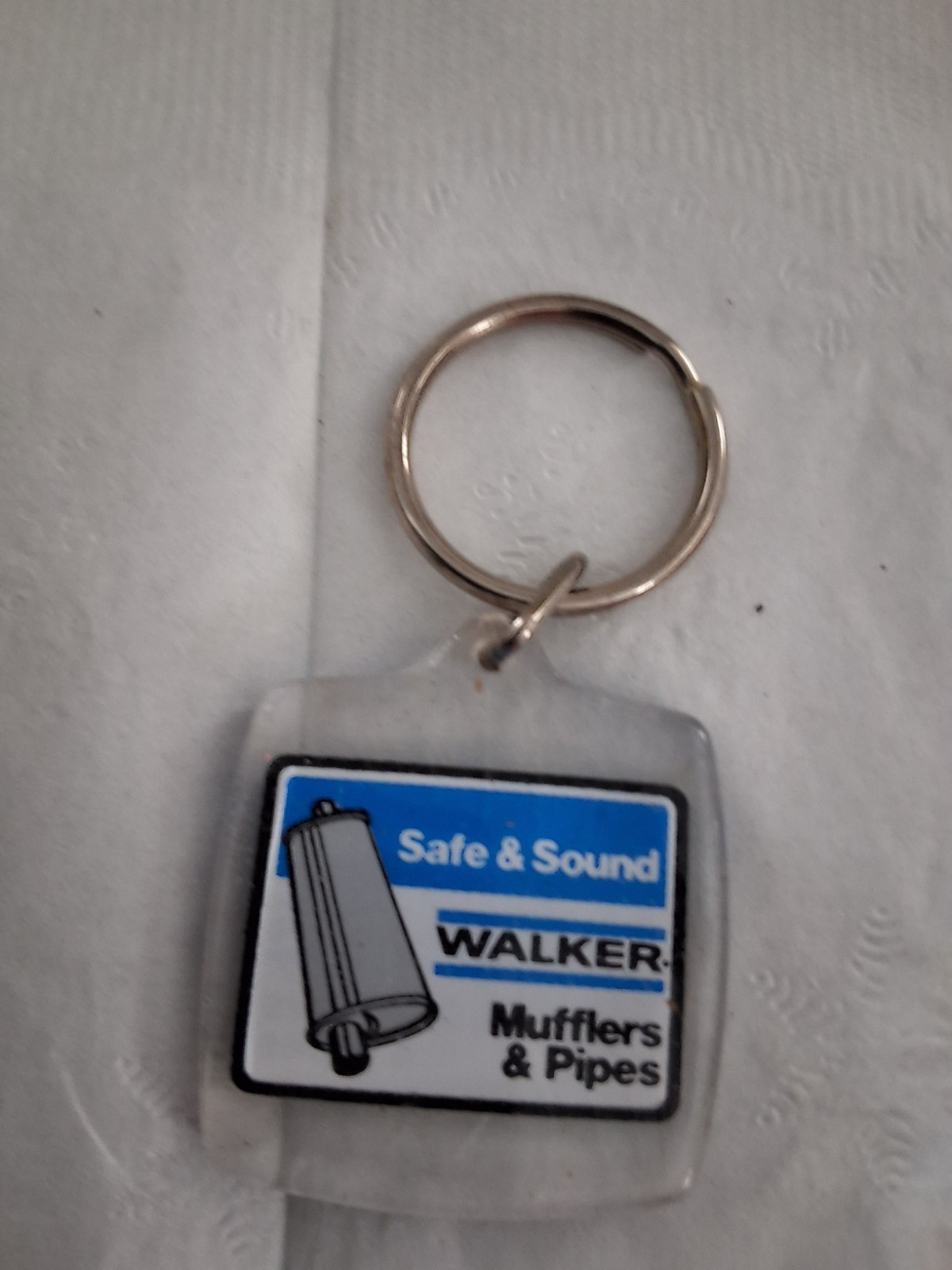 Vintage Walker Mufflers & Pipes Keychain