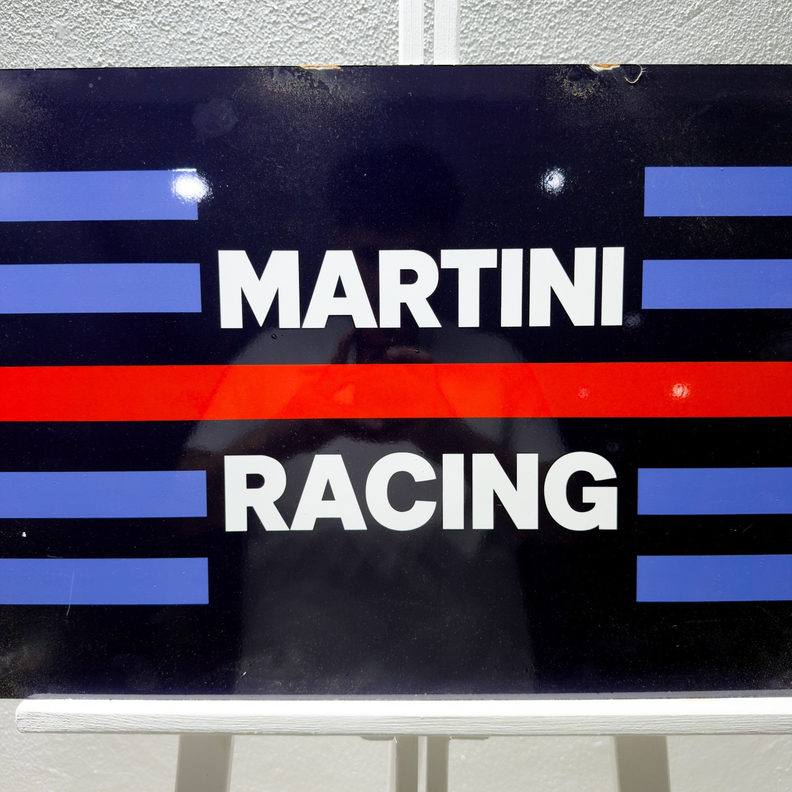 Martini Rusty Racing Heavy Metal Sign- Garage Decor – 60×40 cm (23.6” × 15.7”)