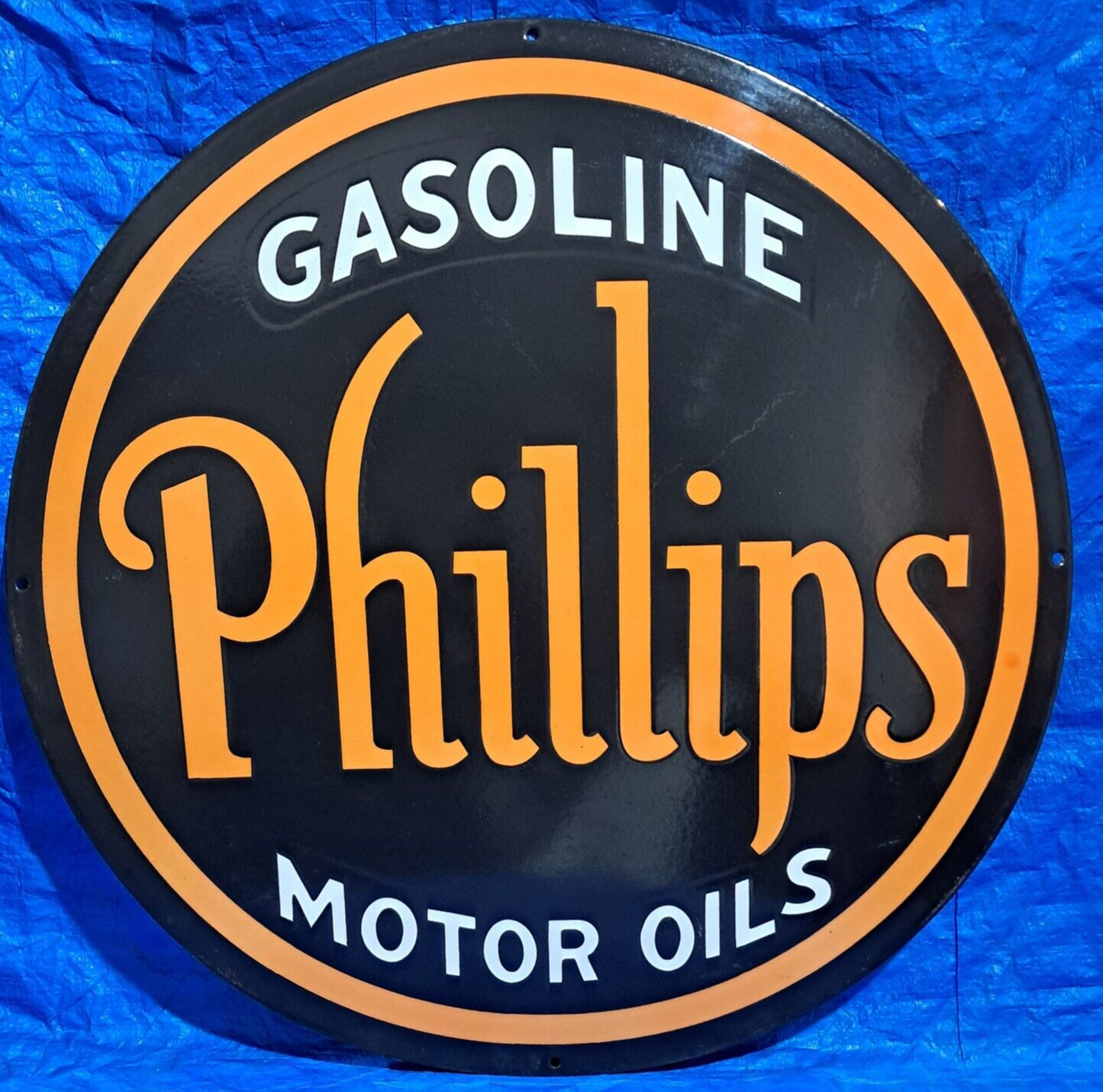 2 Porcelain Enamel Sign, More Details In Description