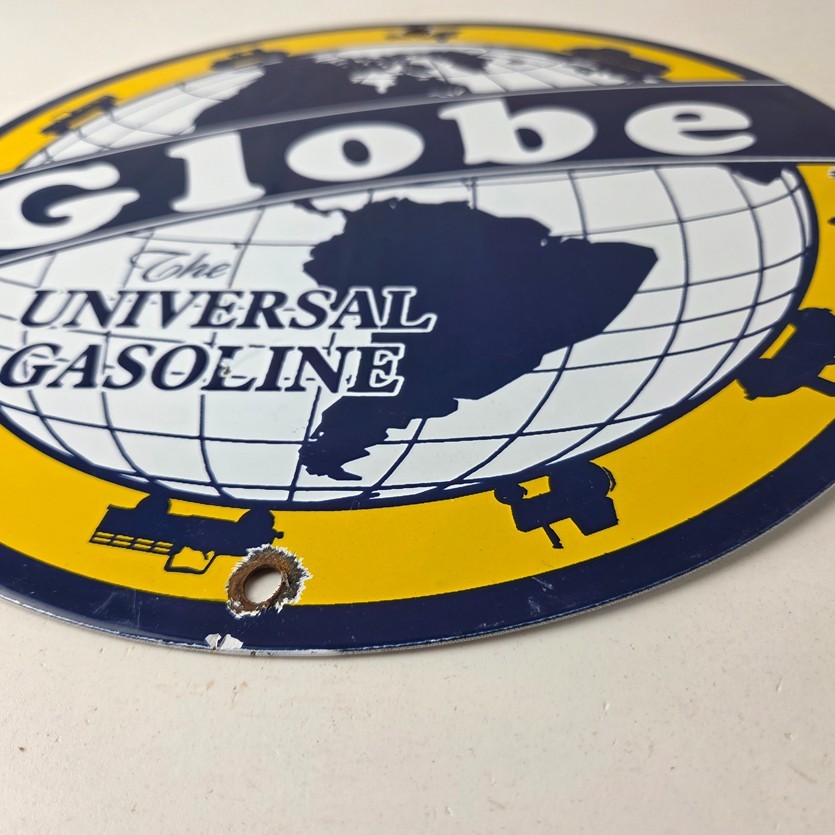 Vintage Globe Sign – Universal Gas Service Station Porcelain Pump Sign
