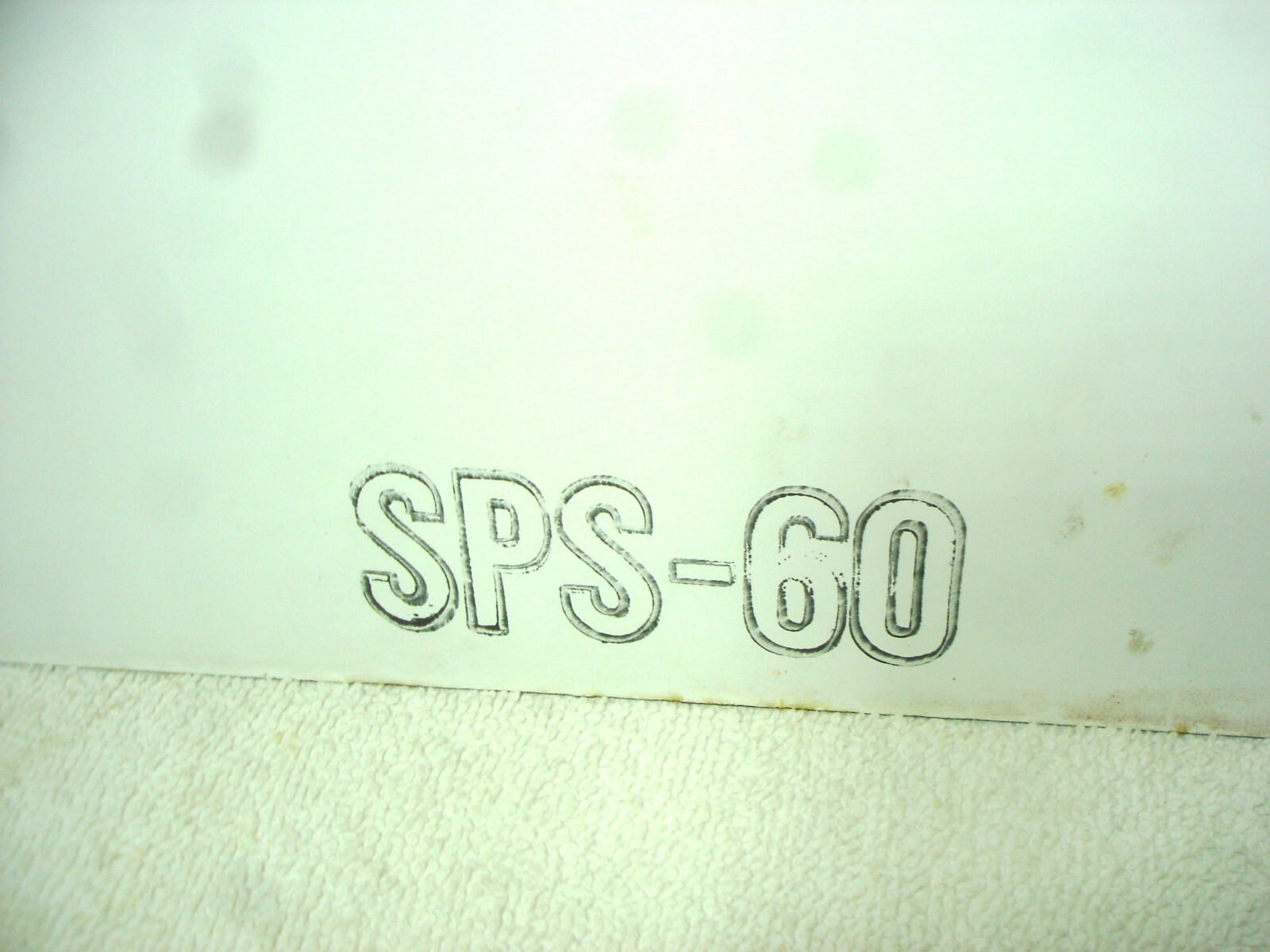 VINTAGE 1960 SINCLAIR GASOLINE PORCELAIN GAS STATION PUMP SIGN 12″ x 13 1/2″