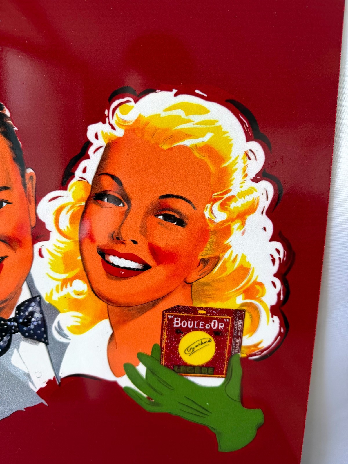 Boule d’Or – Vintage Cigarette Advertising Metal Sign 60 × 40 cm (23.6” × 15.7)