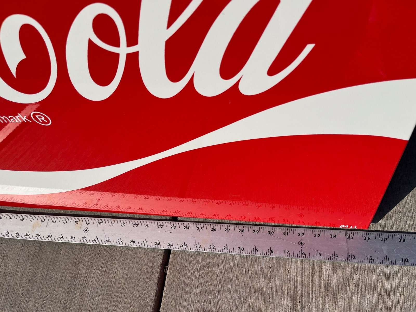 original metal VINTAGE COCA COLA SIGN