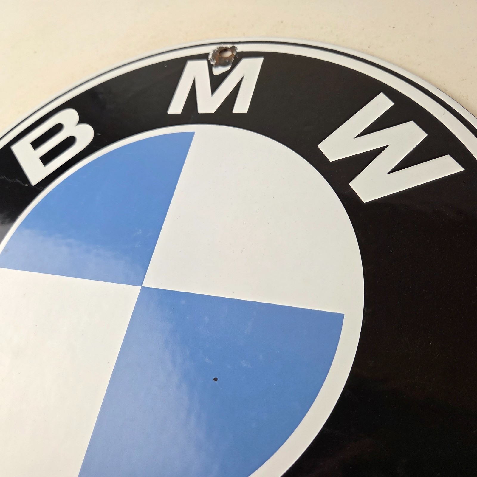 Vintage BMW Automobiles Sign – Porcelain International Garage Shop Gas Pump Sign