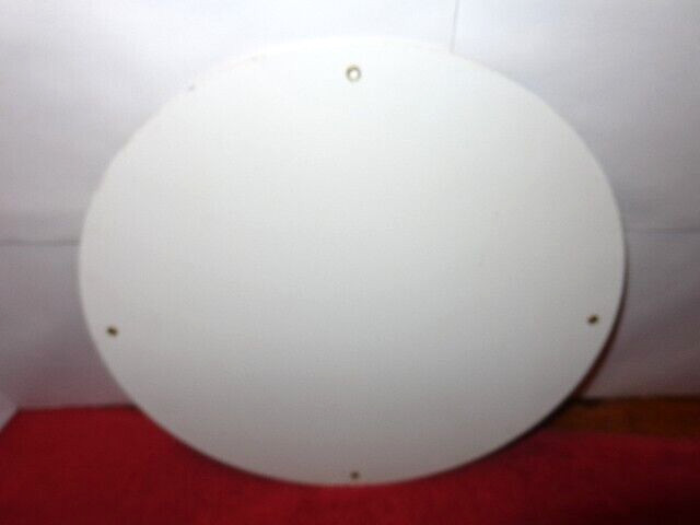 11 1/2 in GILMORE RED LION GAS. ADV. SIGN HEAVY DIE CUT METAL PORCELAIN # S 129