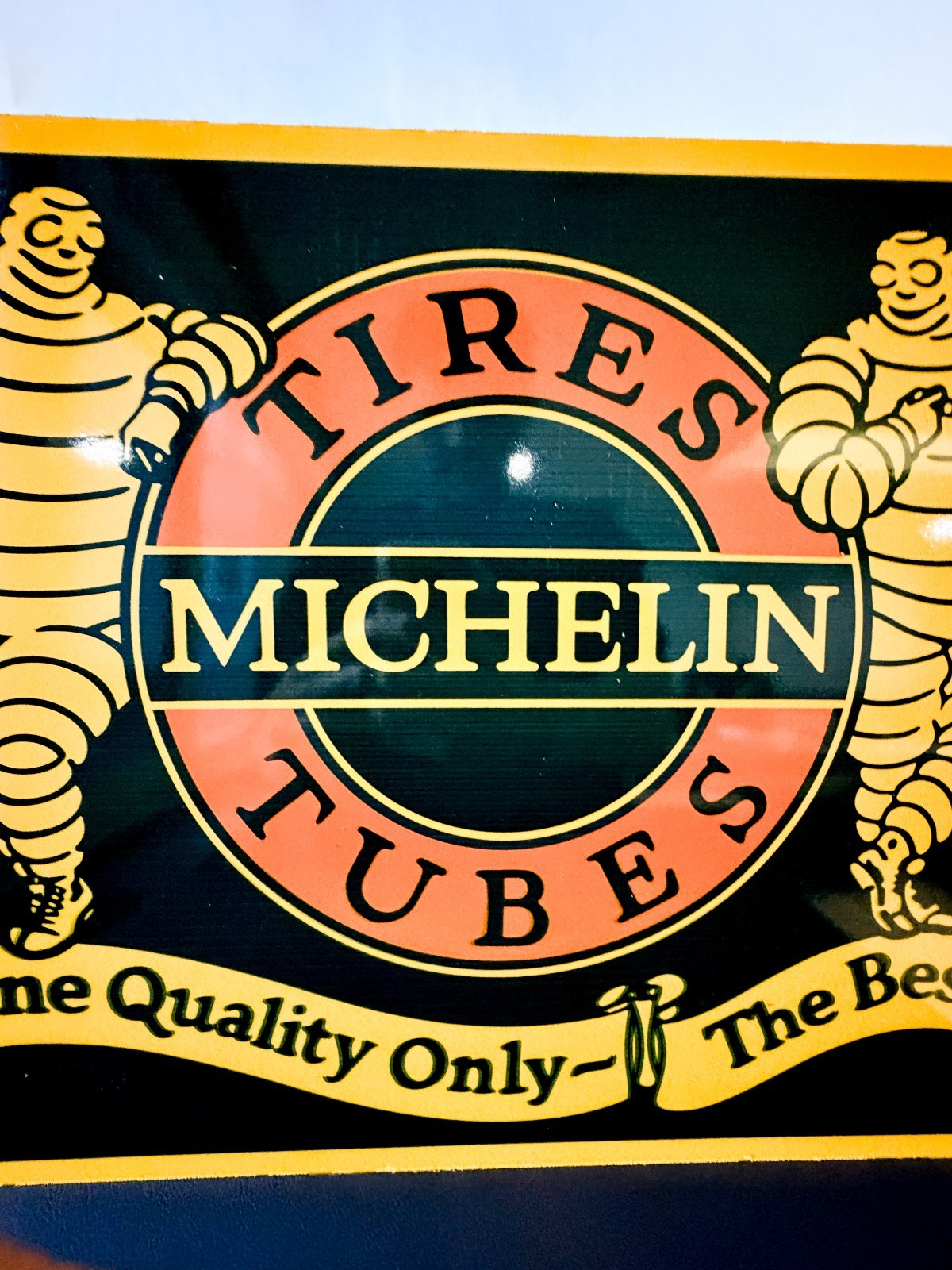Michelin Tires – Vintage Advertising Heavy Metal Sign – 40 × 60 cm/15.7” × 23.6
