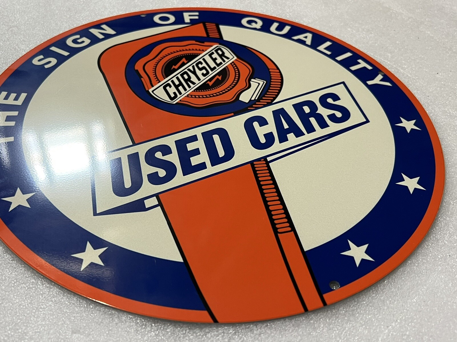 Plymouth Mopar Chrysler used Cars Heavy Steel Metal Vintage Style Sign