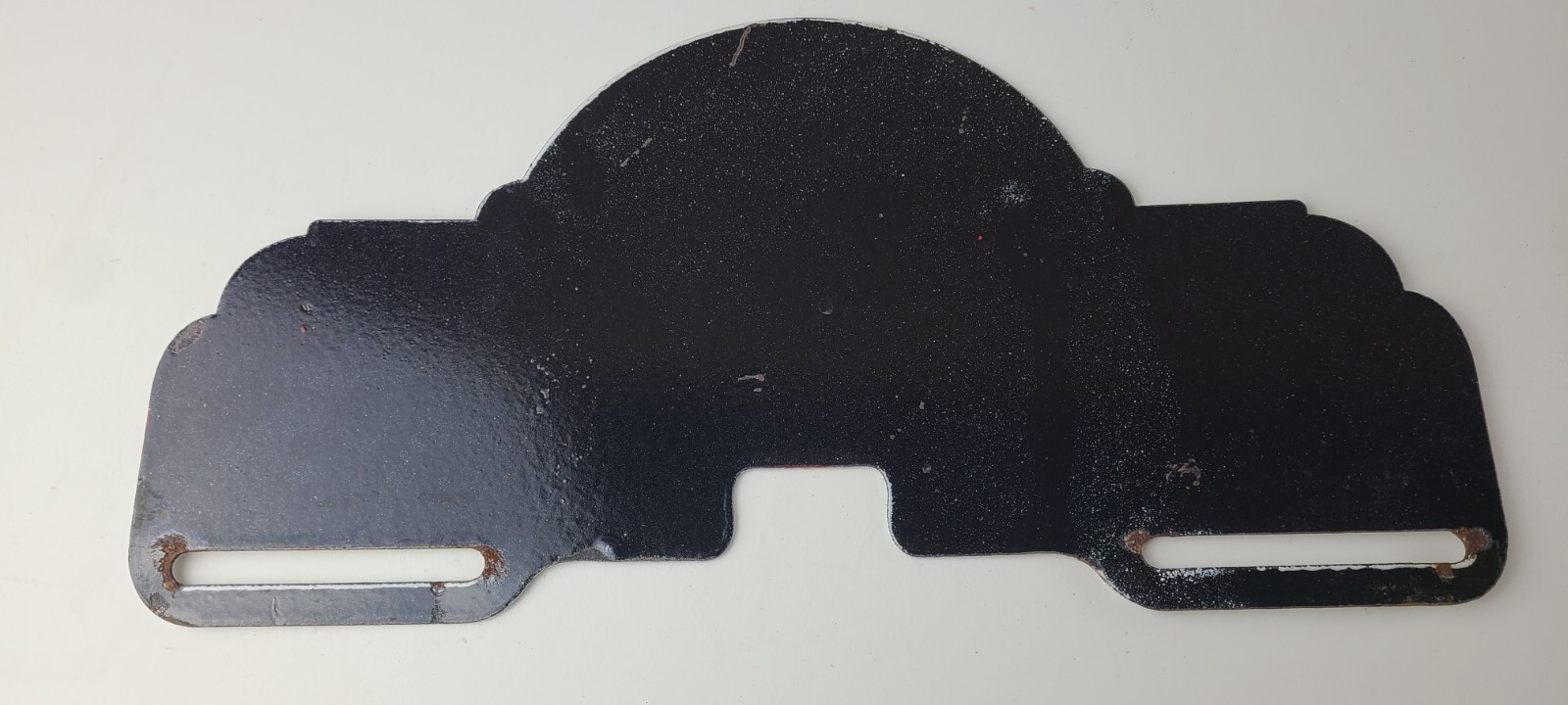Vintage Farm Sign Topper – Gas Tractor Auto Car Porcelain License Plate Topper