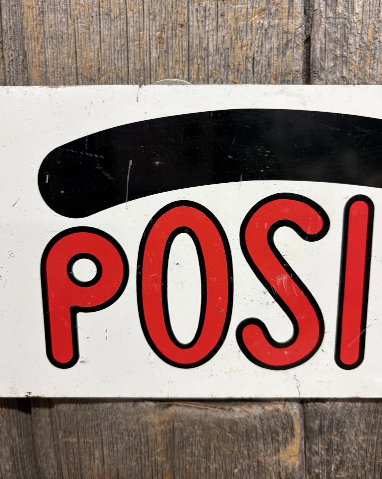 Vintage 50s Bowes Seal Fast Posiflex Radiator Hoses Advertising Display Sign