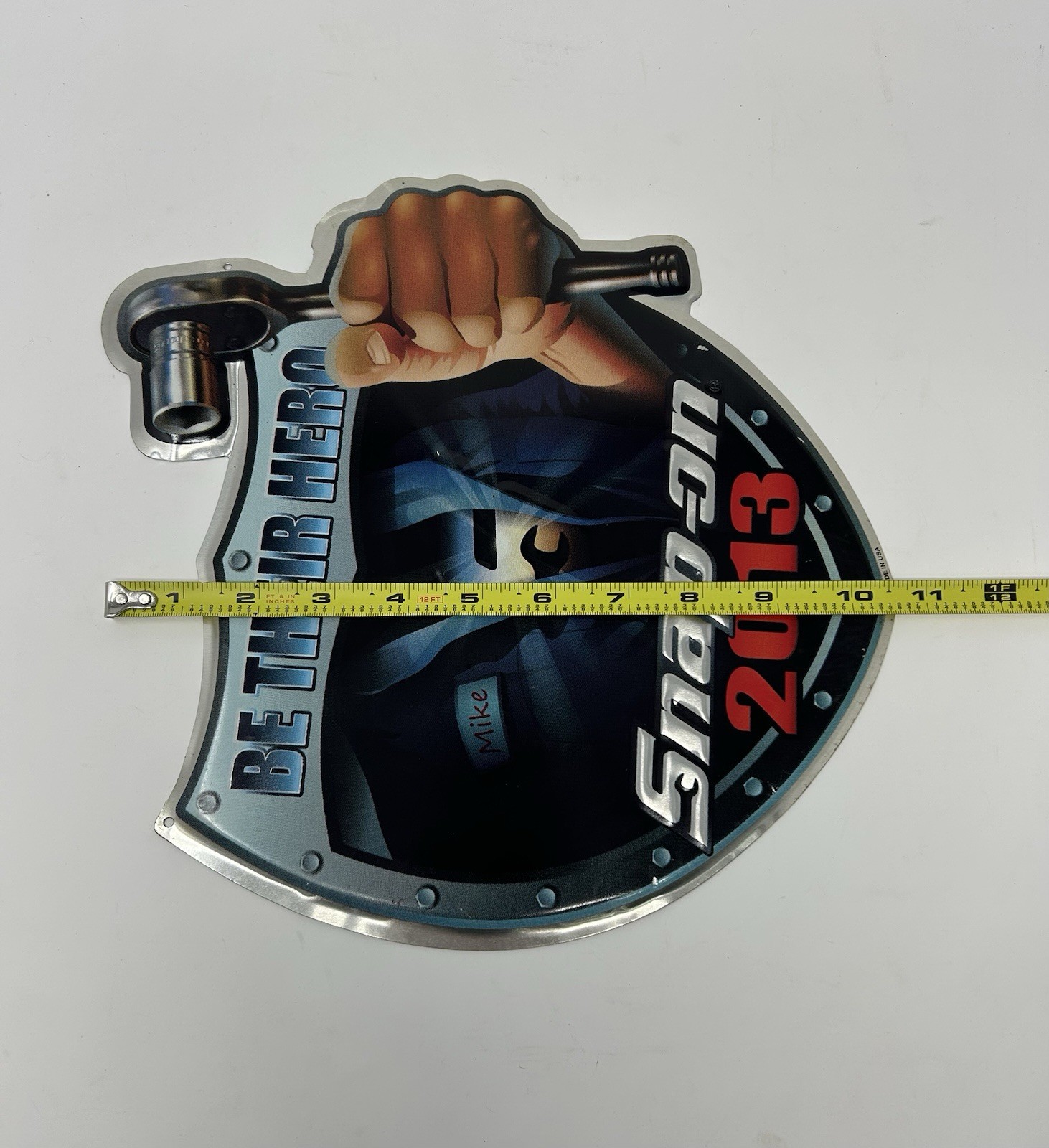 🔥 BRAND NEW Snap-on 2013 Metal Sign – ‘Be Their Hero’ – COLLECTOR’S ITEM!