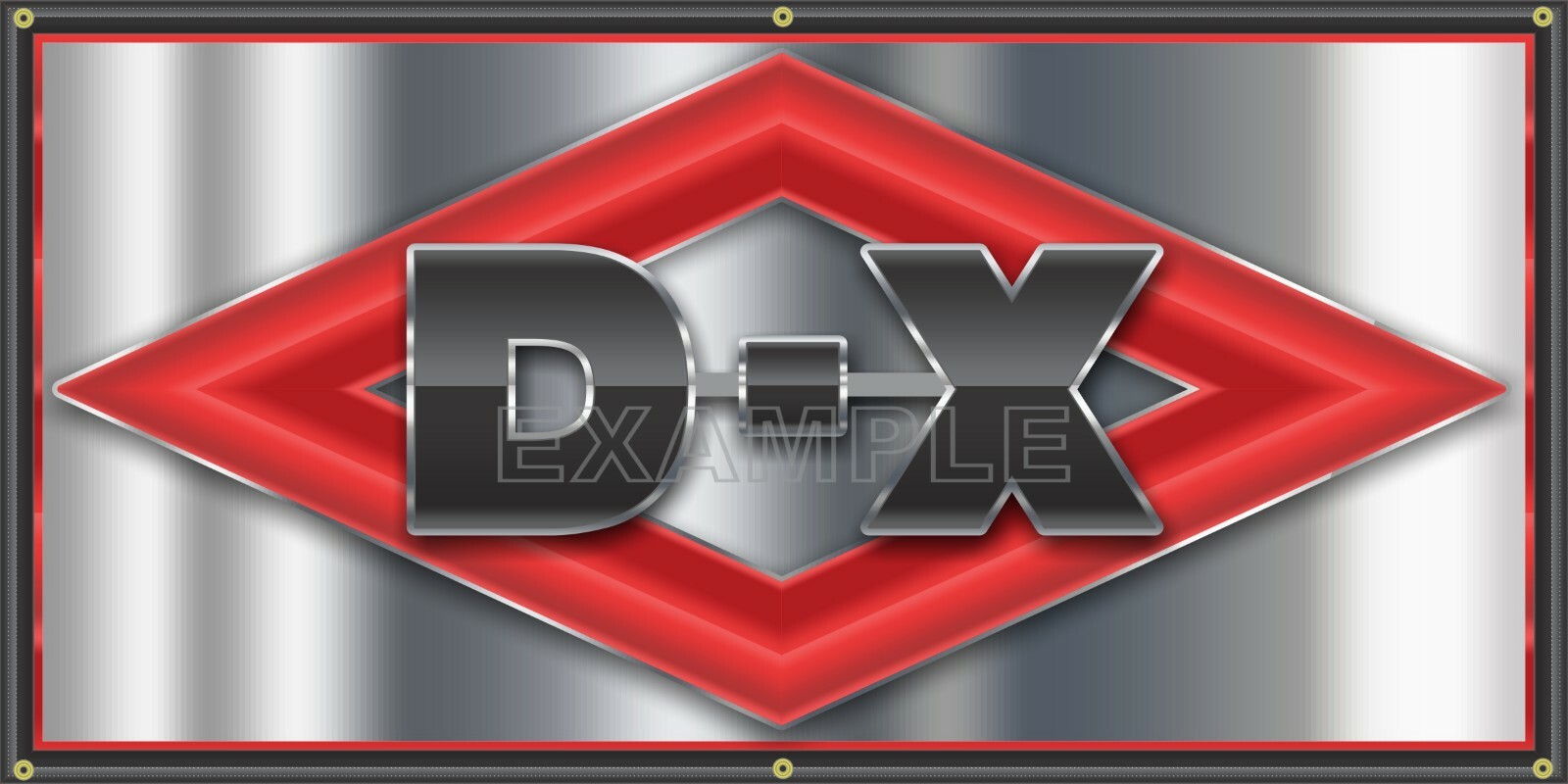 DX GASOLINE GAS STATION 3D STYLE DIAMOND OLD SIGN REMAKE BANNER SIZE OPTIONS