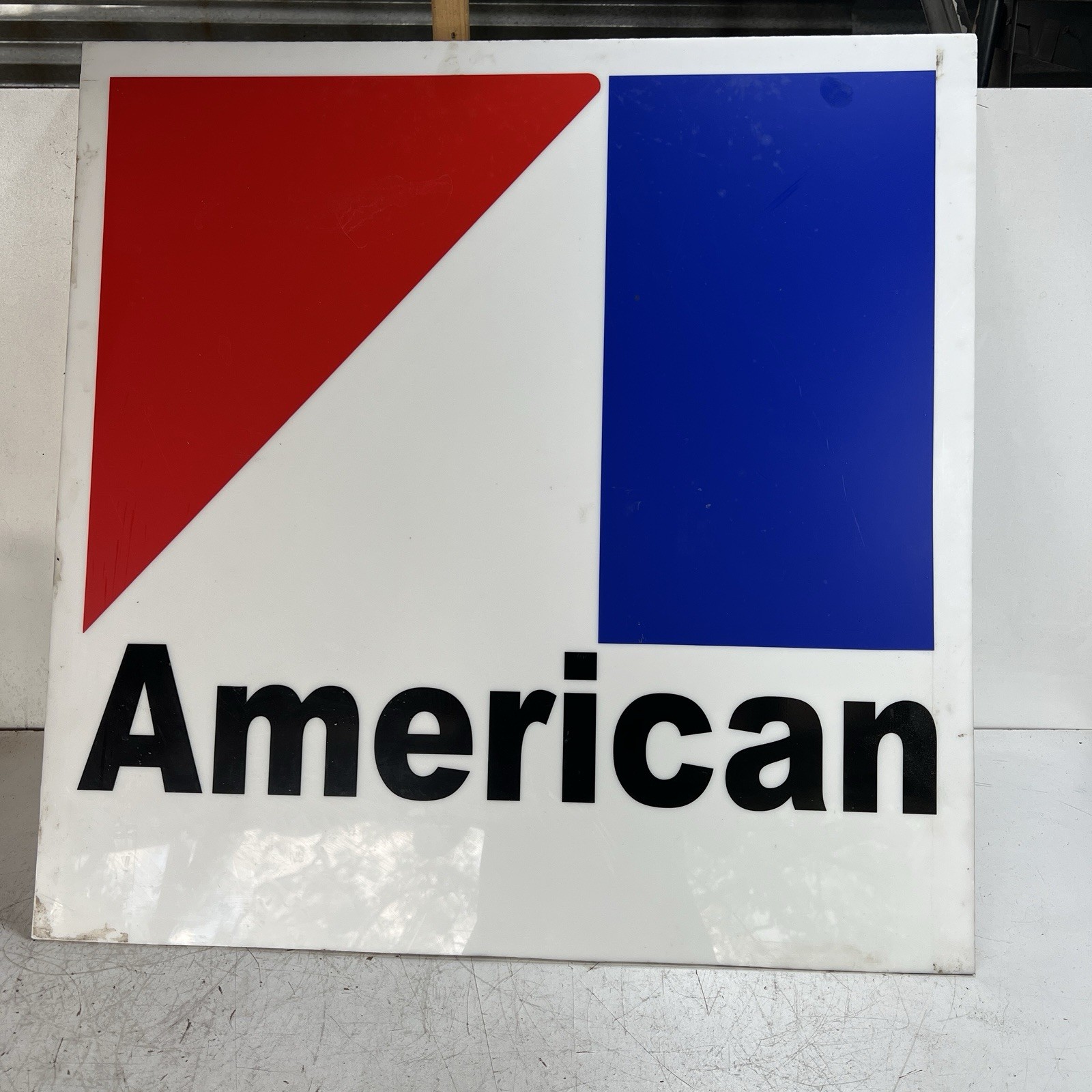 VINTAGE AMERICAN MOTORS 30″ HUDSON & NASH CAR +TRUCK DEALER METAL GAS OIL SIGN
