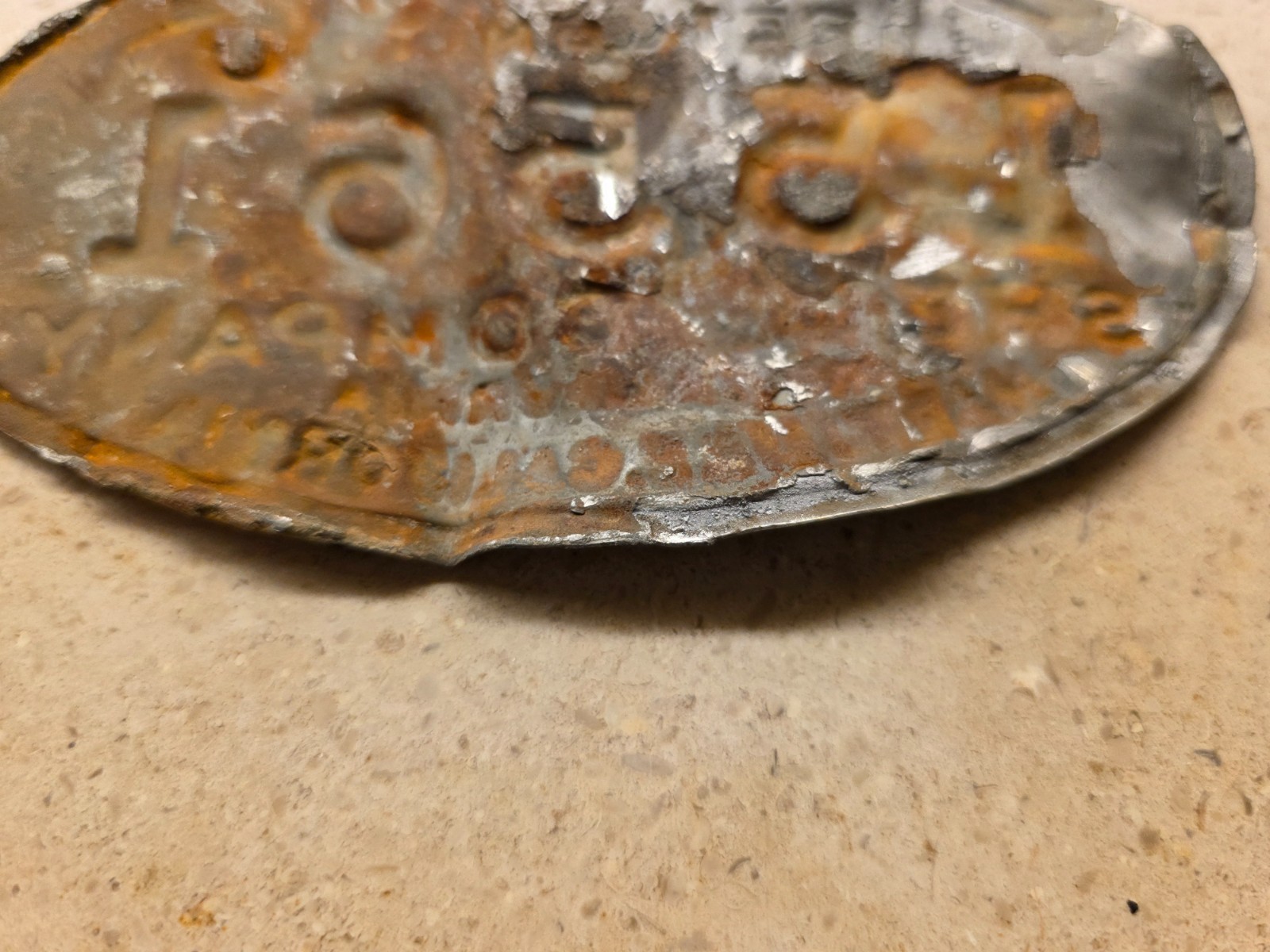 Vintage Shell Oil Company Metal Gas Pump Tag RARE