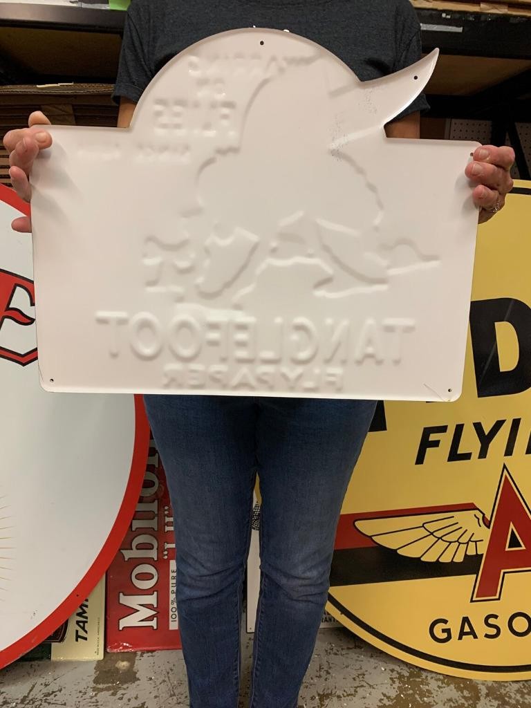 Vintage Style Metal Sign Tanglefoot Fly Paper 17×14 Made in USA