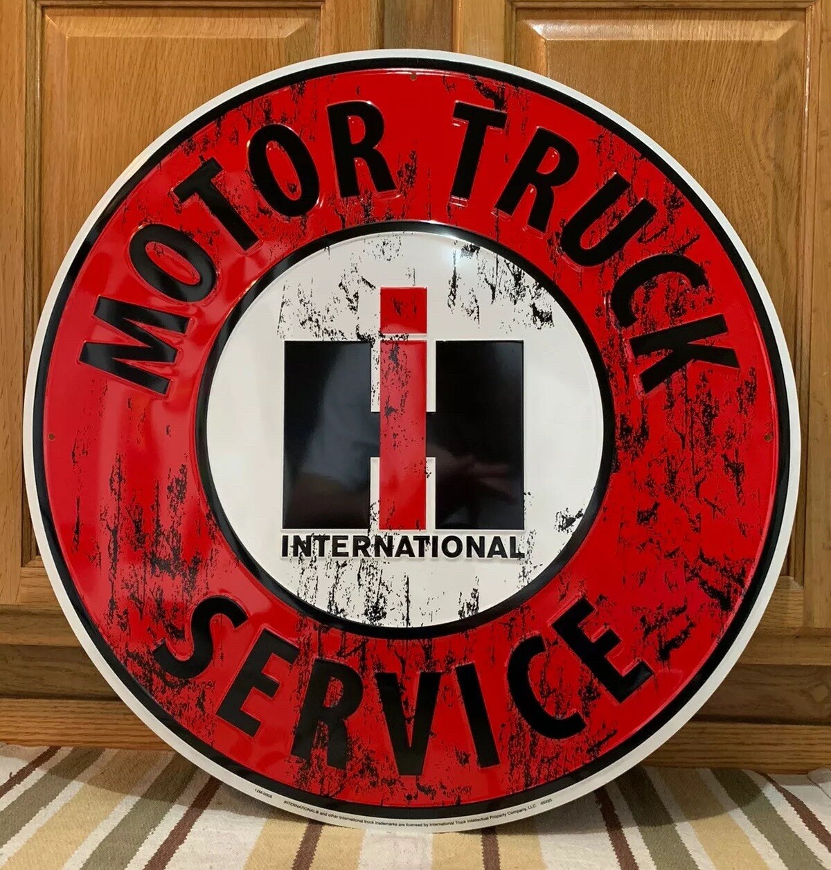 International Harvester Sign IH Vintage Style Wall Decor Gas Oil Farm Truck