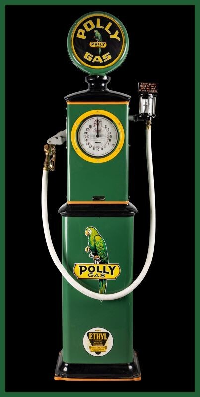 American Model 1144 Polly Gas Pump NEW Sign 24×48″ USA STEEL XXL Size